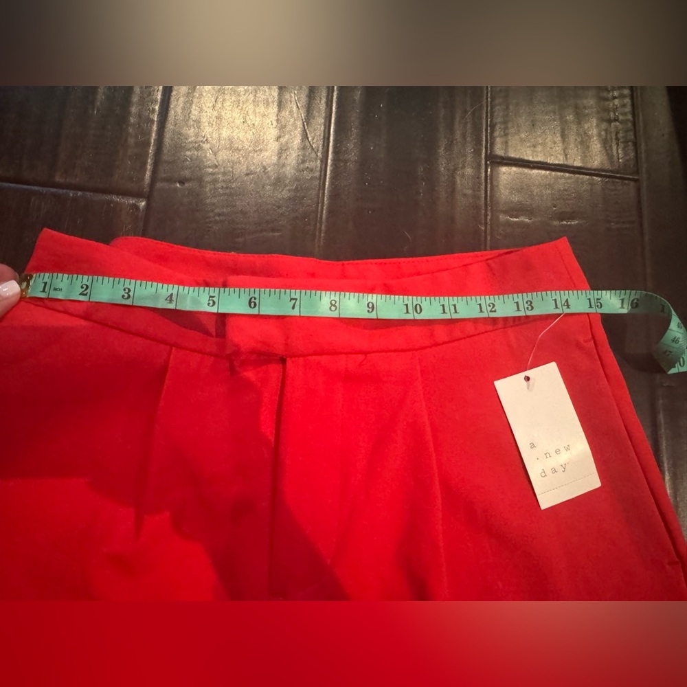 A New Day High Waist Red Shorts - Picture 4 of 6